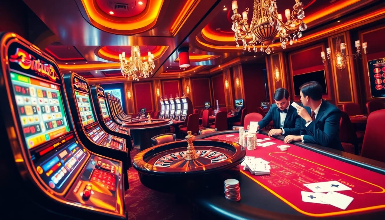 Situs11 offers an engaging environment with poker tables and slot machines for thrilling gameplay.