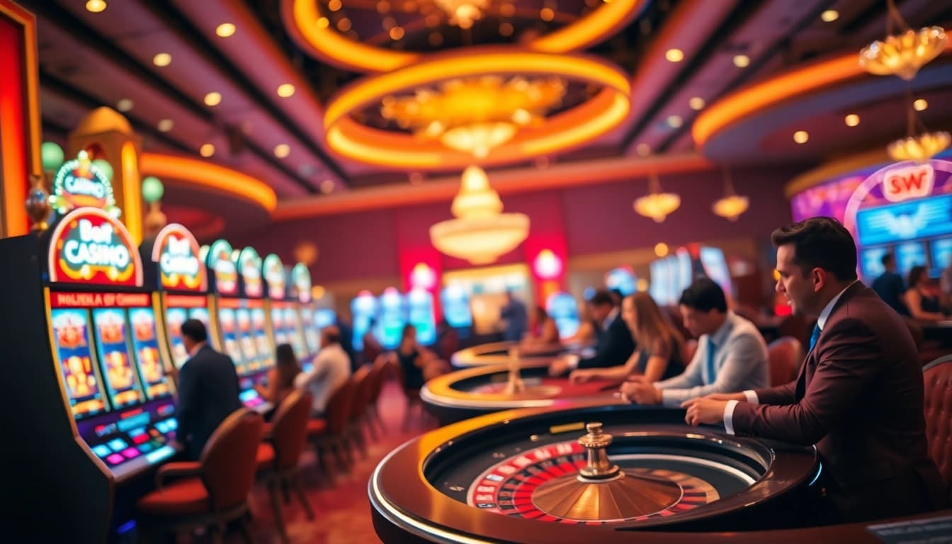 Exciting gameplay at SODO CASINO 66 with players engaging in poker and roulette.