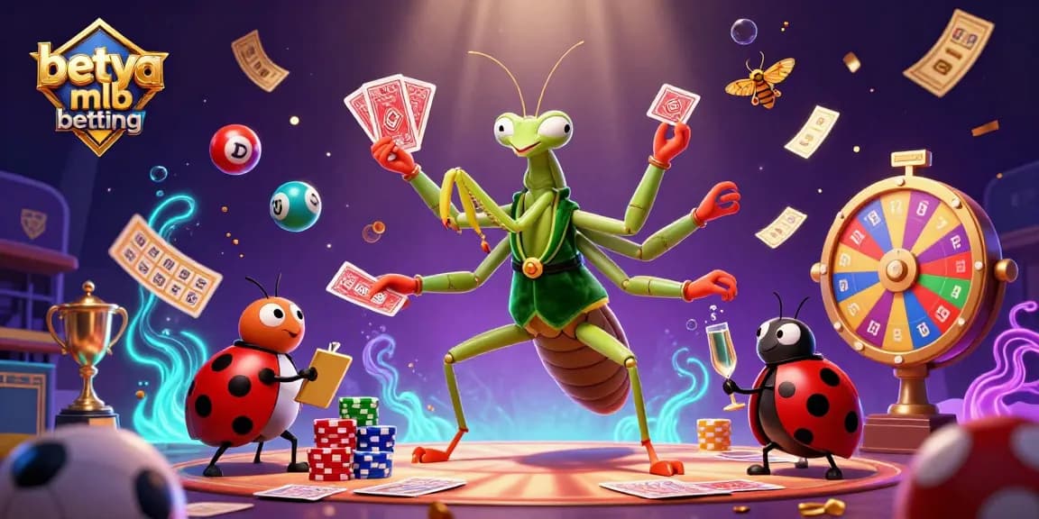 Engage in betya mlb betting with a lively 3D scene showcasing dynamic sports elements and colorful animations.