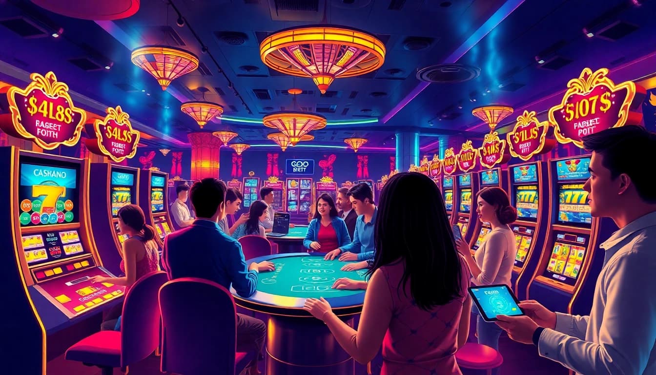 Engaging online gaming experience at F8BET casino with diverse players in 2026
