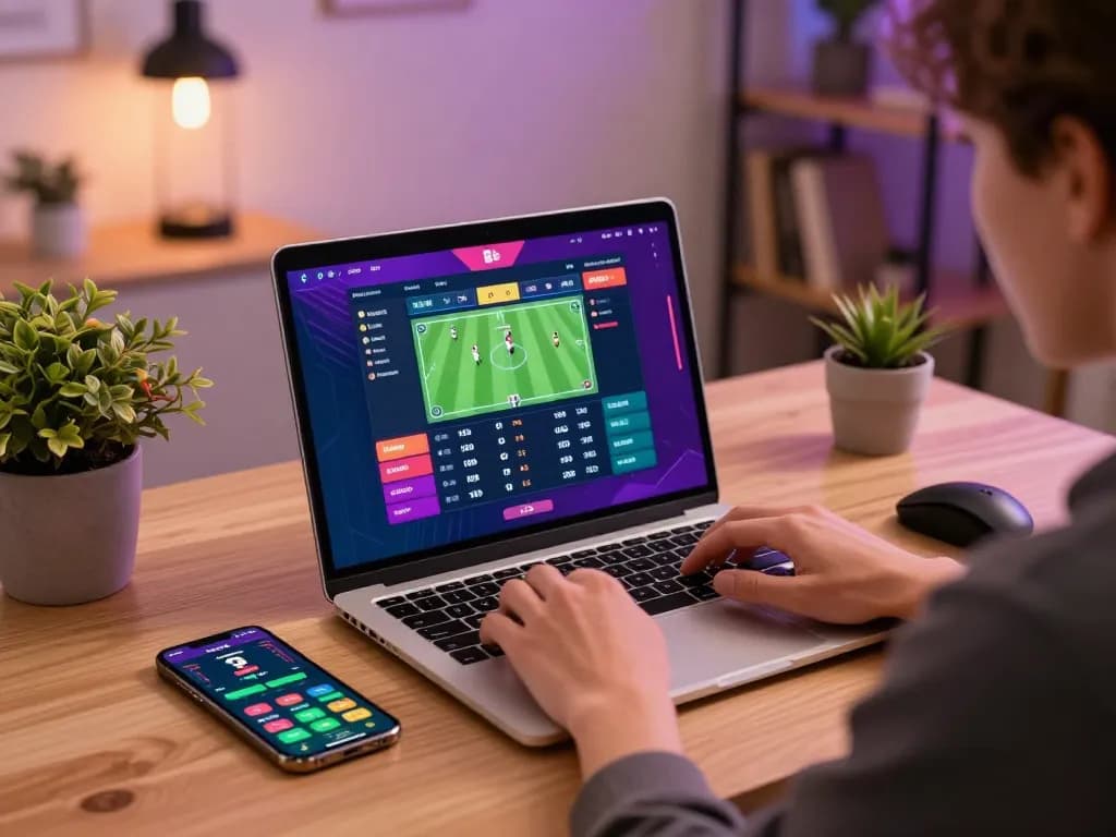 Place bets on nhà cái 88aa with interactive sports betting interface shown on a laptop.