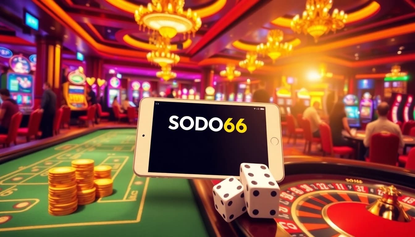 SODO enhances the excitement of gambling at a vibrant casino filled with thrilling games and winning moments.