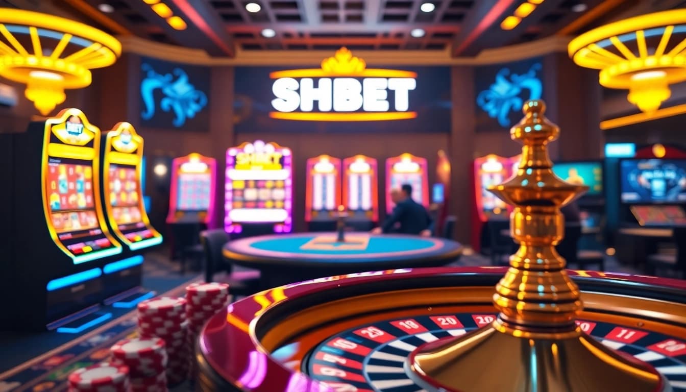 Experience exhilarating gaming at SHBET online with luxurious casino elements and vibrant action.