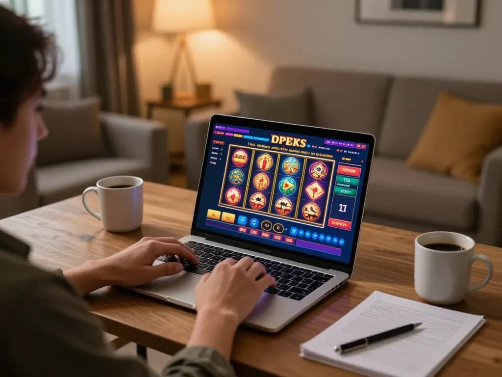 Engaged player on https://webnk88.net/ exploring online casino games for strategic gambling.