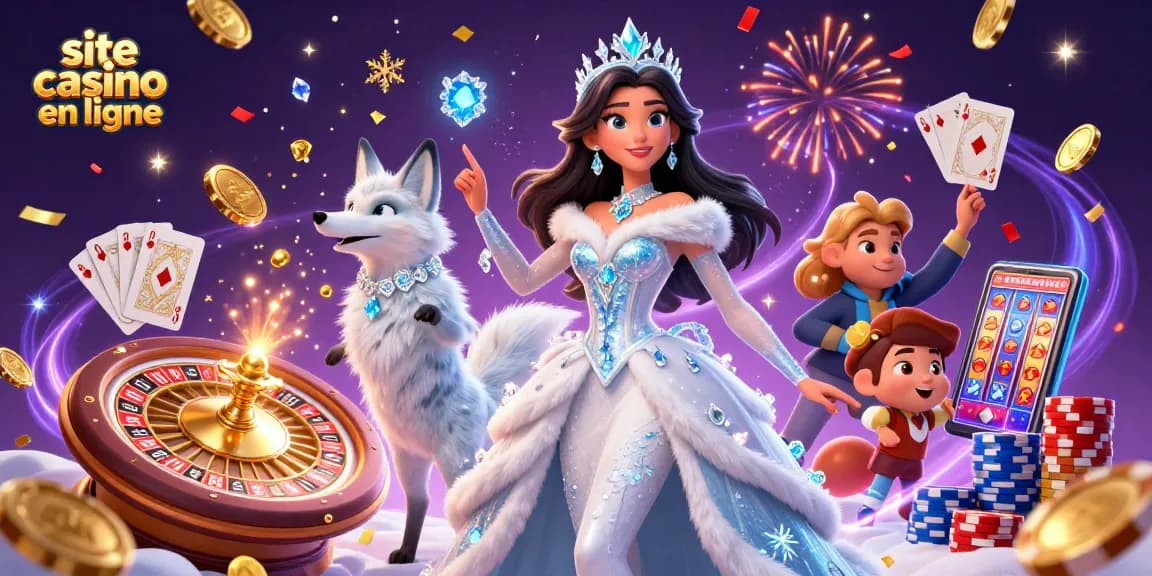 Jouez à des jeux excitants sur site casino en ligne avec des visuels 3D époustouflants et des éléments de casino dynamiques.