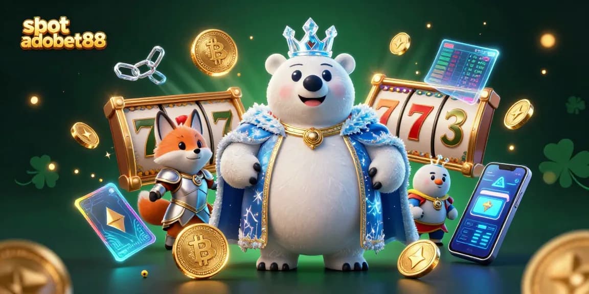 Win big with slot adobet88 featuring dynamic slot reels and glittering game elements in 3D