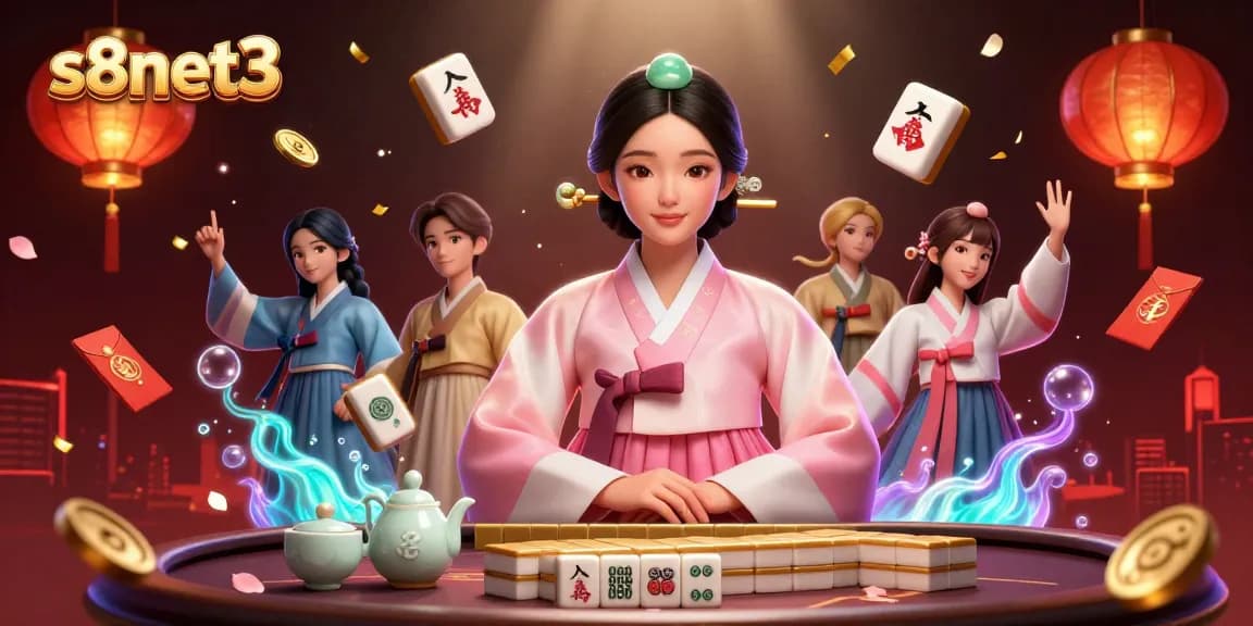 Engage in the vibrant casino world of s8net3 with expert gameplay and golden mahjong tiles.
