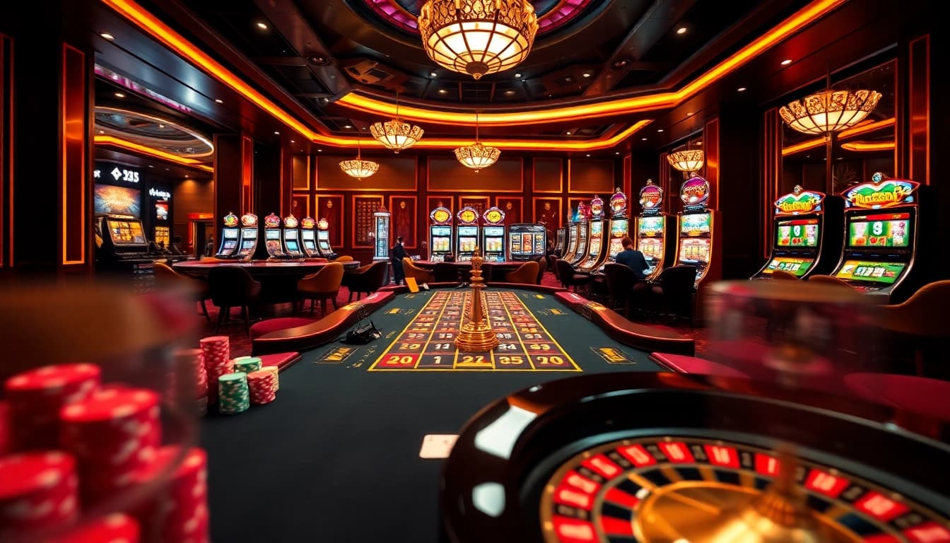 Engaging scene at https://new88.gold/ showcasing players enjoying vibrant casino games and winning strategies.