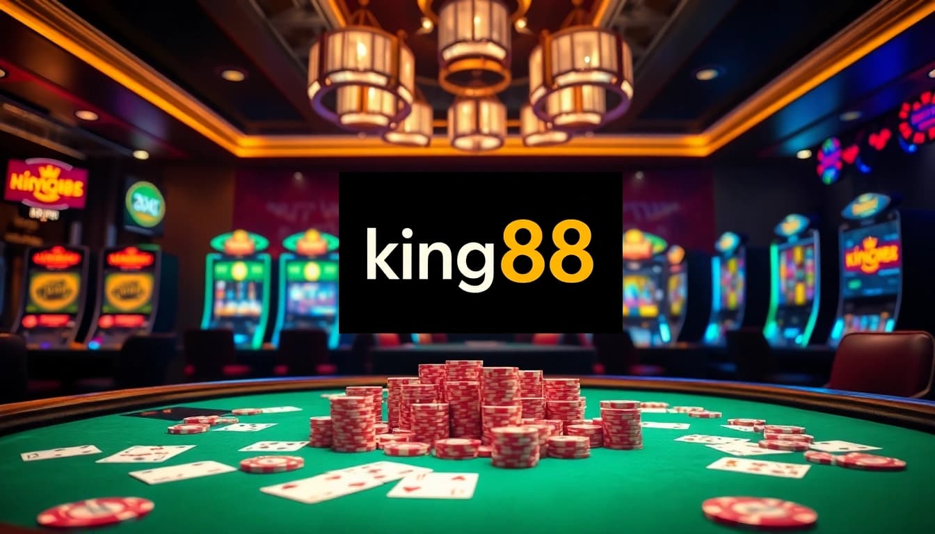Experience the thrill of king88 casino gaming with vibrant tables and exciting slots.
