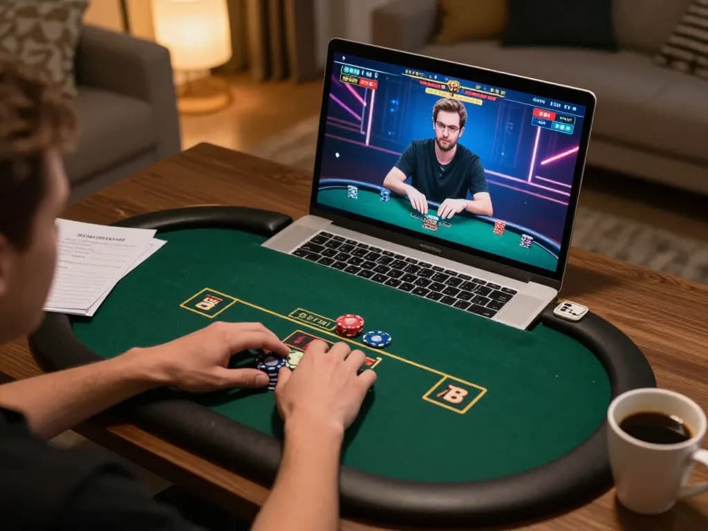 Engaging with Go99 during an online poker session, showcasing a player making strategic bets