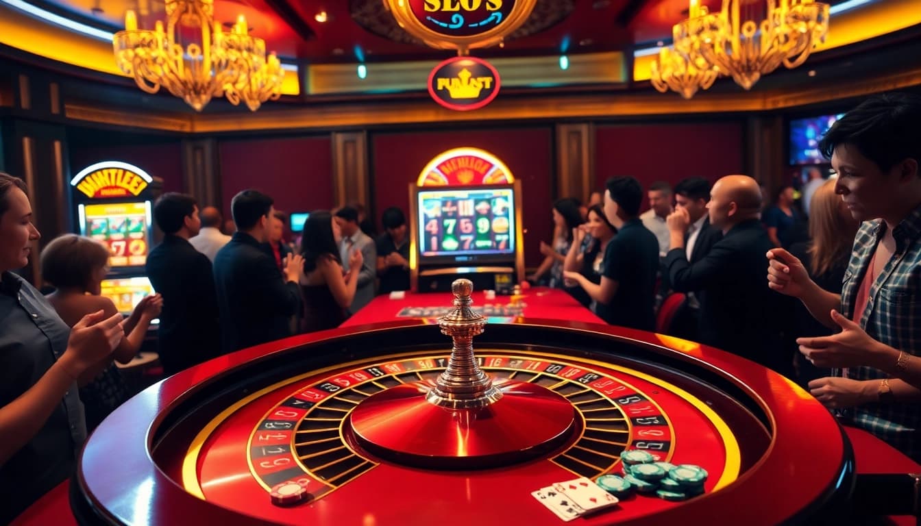 Experience thrilling wins at LEGO138's exciting casino scene filled with roulette tables and slot machines.