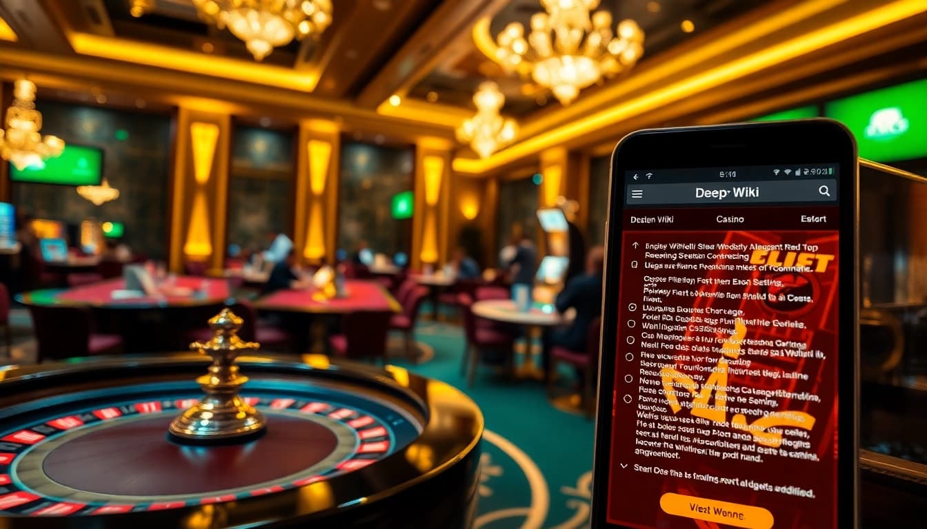 The hidden wiki showcased in an exciting casino environment, highlighting poker action and roulette gameplay.