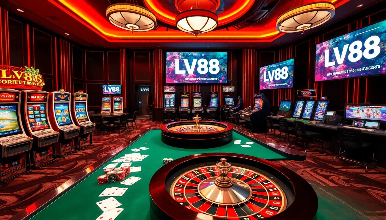 Experience the excitement of gambling at LV88 with engaging casino games and live dealer interactions.