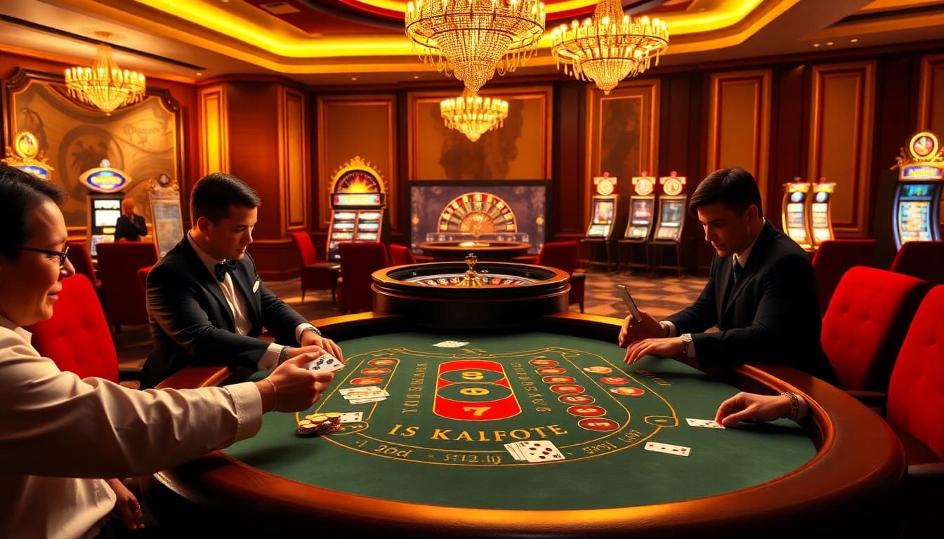 Experience high-stakes excitement at https://xx88.us/ with elegant baccarat tables and players engaging passionately.