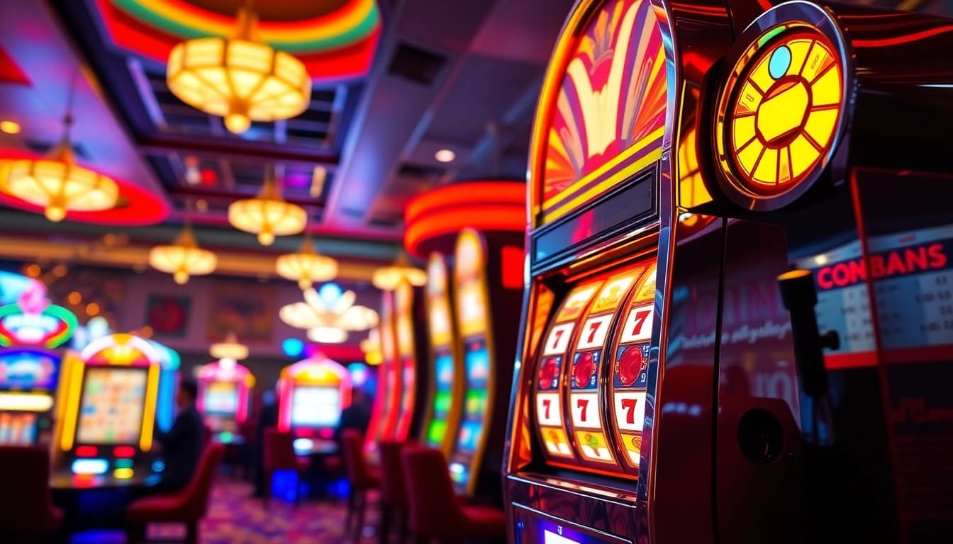 Experience the excitement of the best online slots with vibrant casino slot machines.