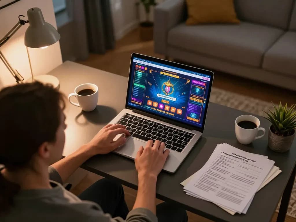Engaging with the say88 online casino setup while practicing responsible gaming strategies at home.