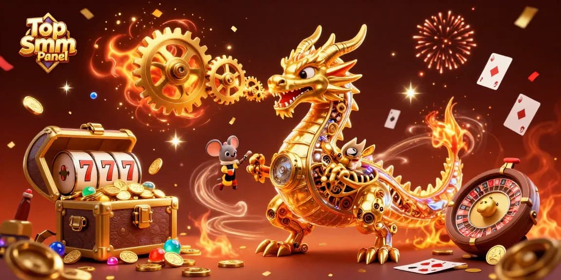 Boost your game with Top Smm Panel using a powerful strategy illustrated in a vibrant 3D scene.