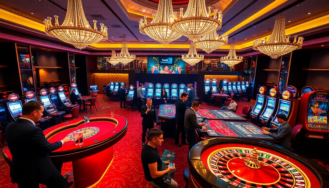 Experience thrilling games at https://thabet1.net/ with elegant poker tables and vibrant slot machines.