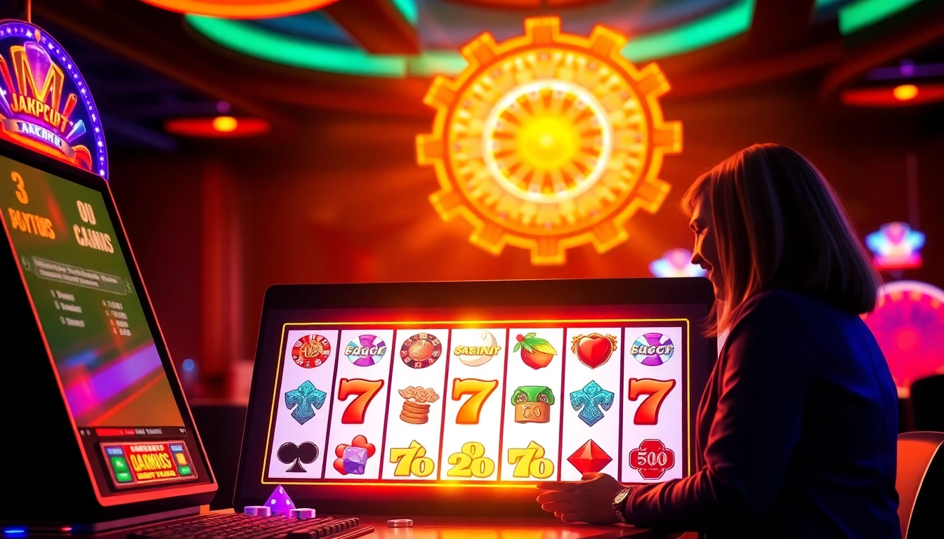 Rasakan keseruan slot gacor dengan mesin slot modern dan elemen kasino yang cerah.