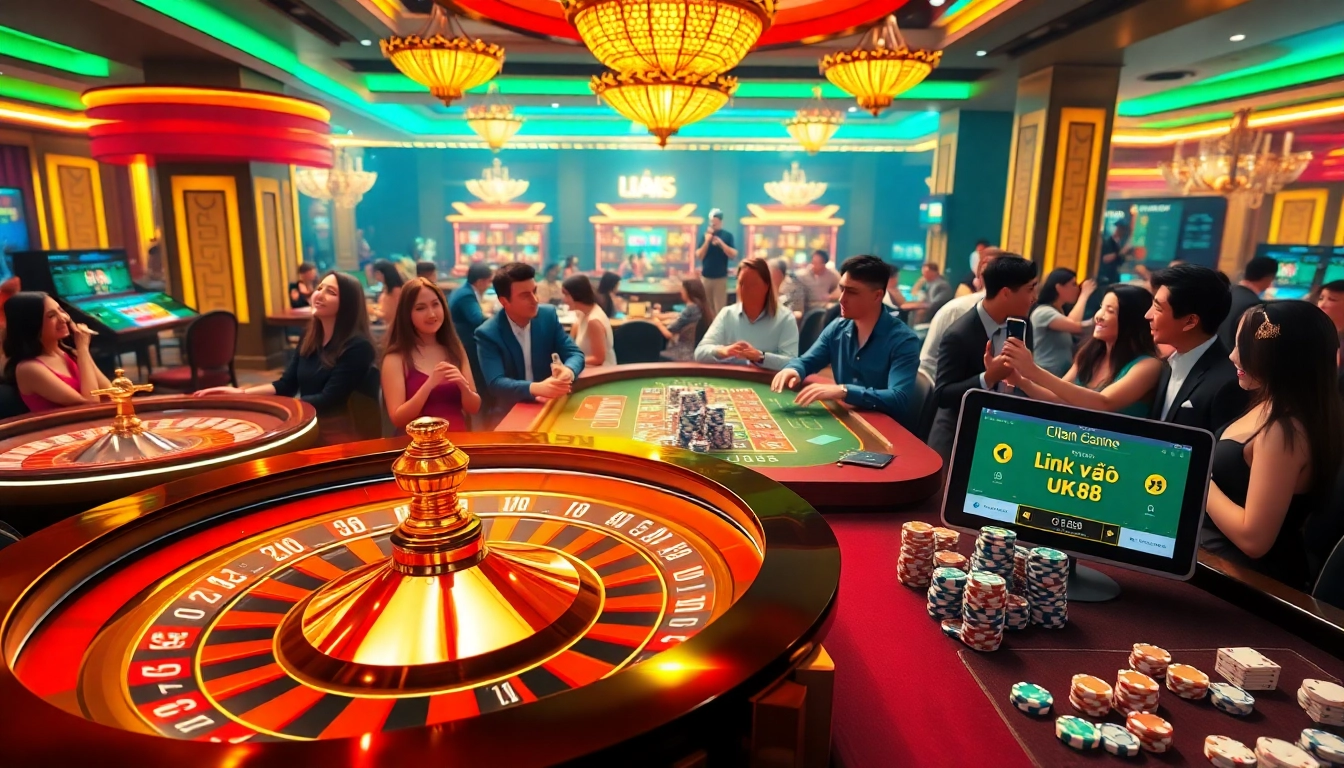 Place your bets and enjoy gambling excitement with link vào uk88 at our vibrant casino.