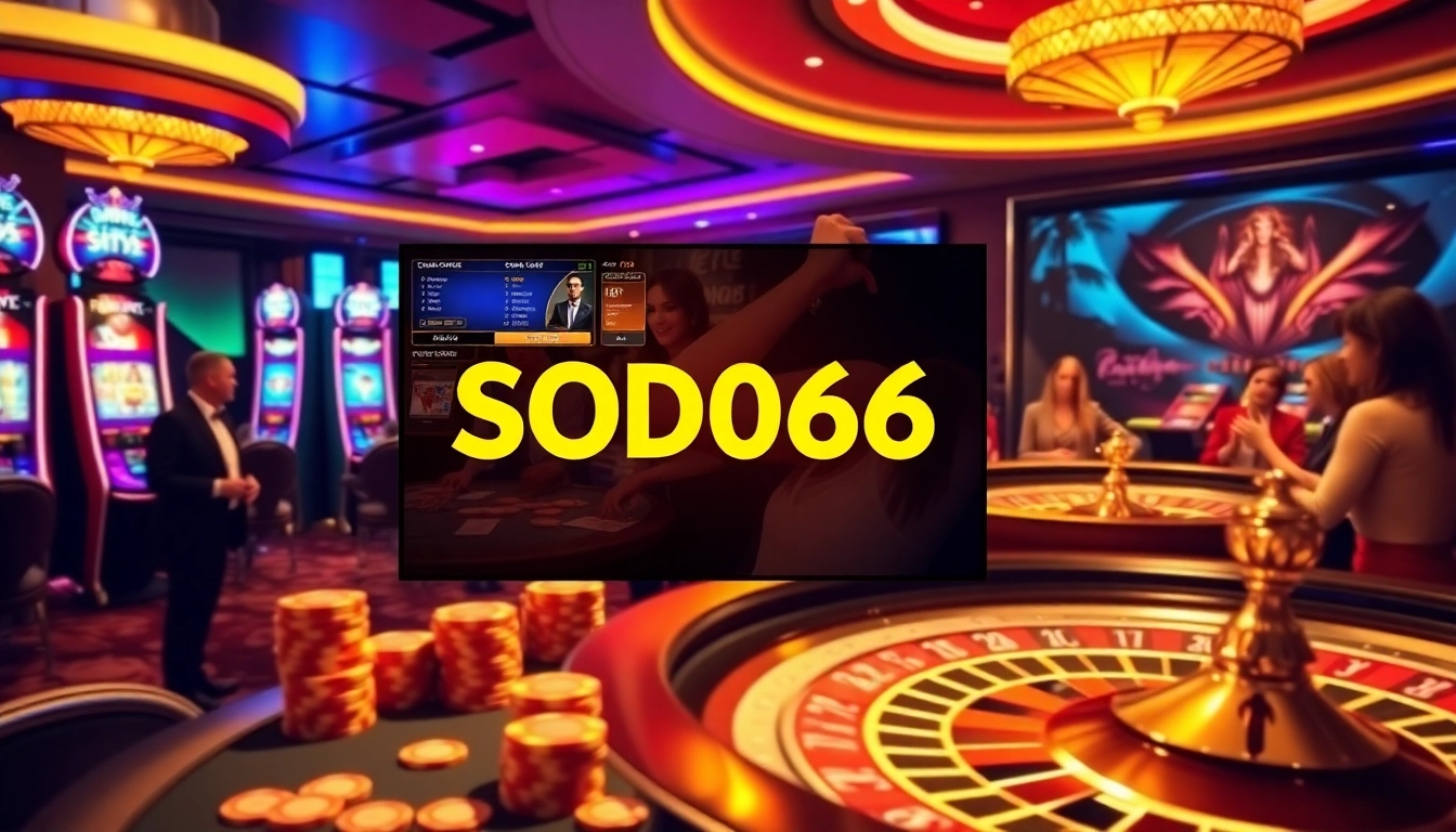 SODO66 betting excitement captured in a luxurious online casino environment.