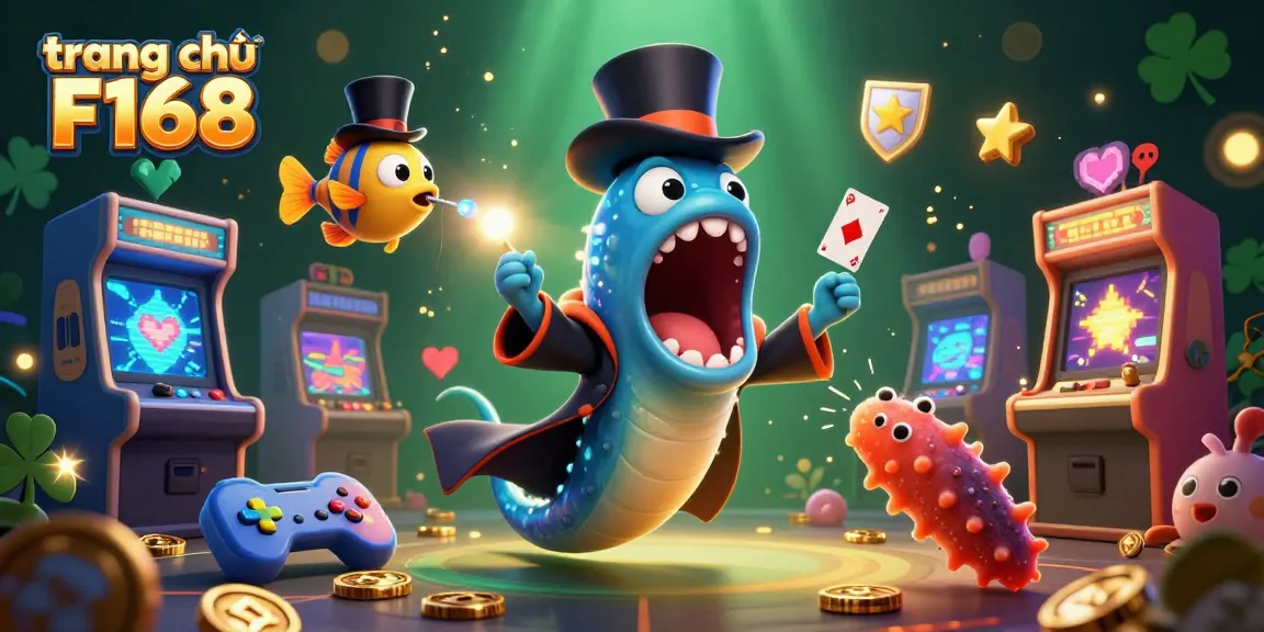 Experience the vibrant world of trang chủ F168 with this immersive, action-packed illustration showcasing online gaming excitement.