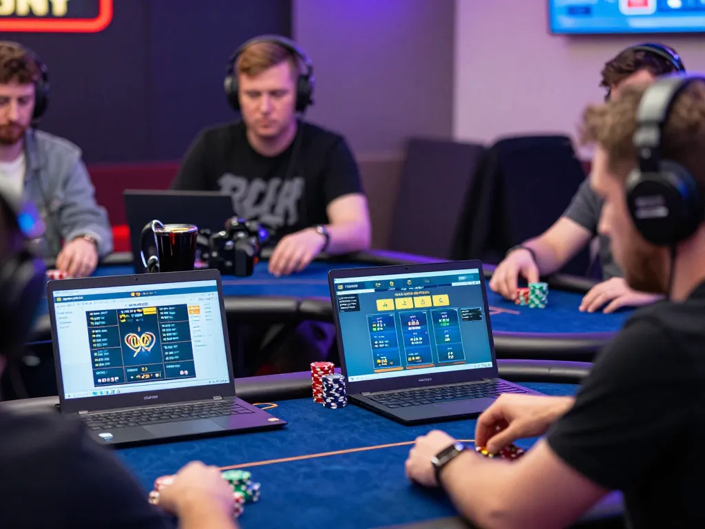 Exciting online poker action at cm88 with players focused on strategies in dynamic gameplay