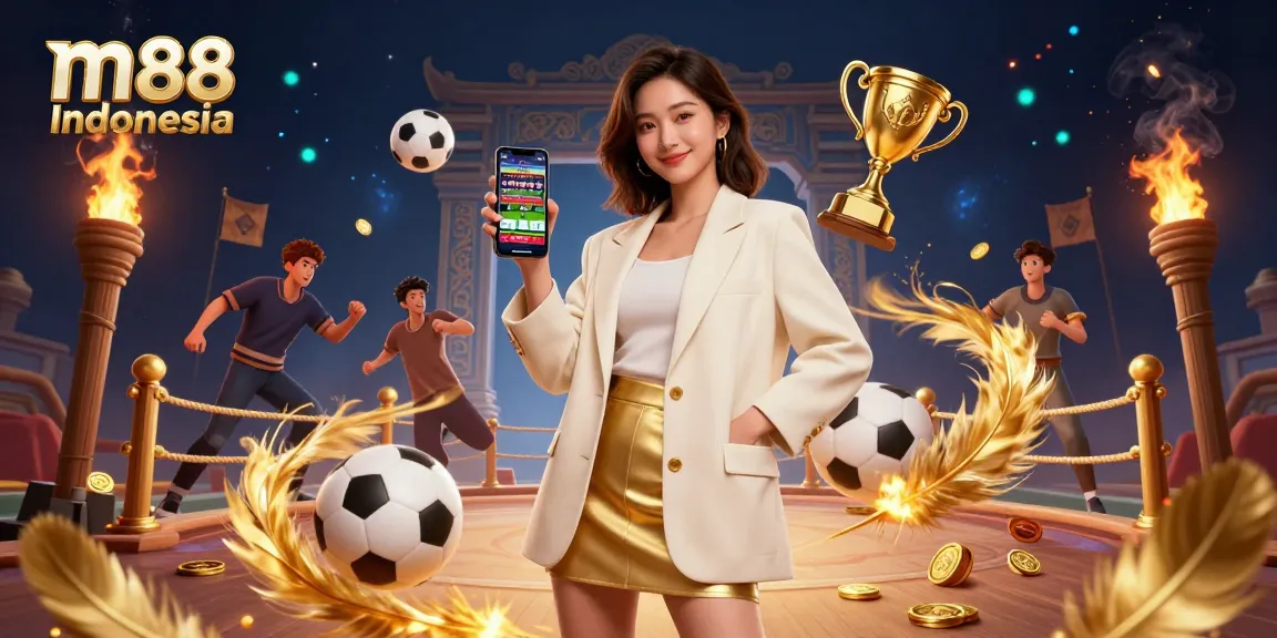 Rasakan kegembiraan m88 Indonesia dengan memegang aplikasi taruhan olahraga di tengah suasana kasino yang hidup.