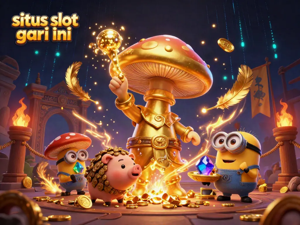 Menangkan permainan di situs slot gacor hari ini dengan karakter kartun 3D berani dan elemen kasino yang kaya.