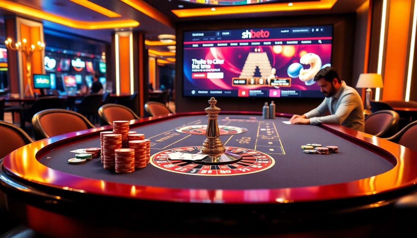 Experience the thrill of gambling at shbet0 com with vibrant casino elements.