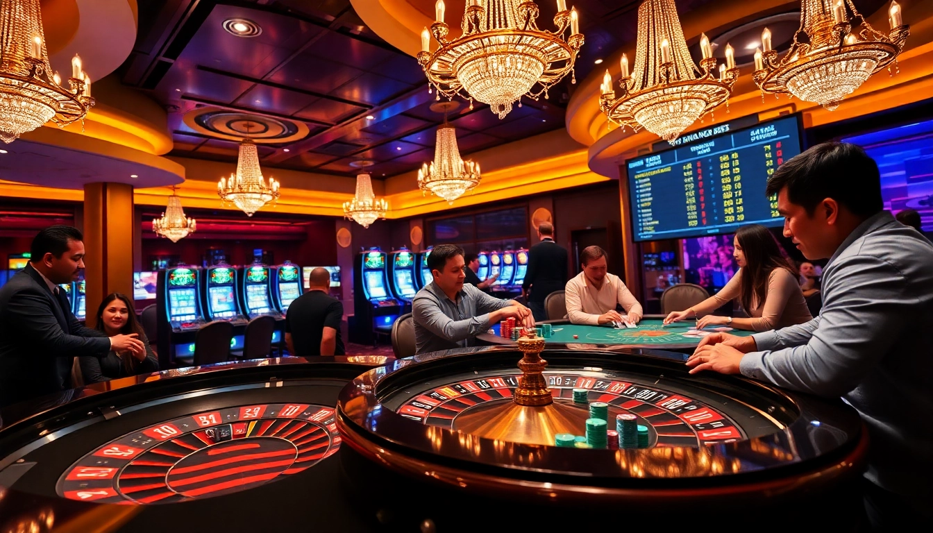 Soi cầu 247 featured in a vibrant casino scene showcasing excitement and strategic betting.