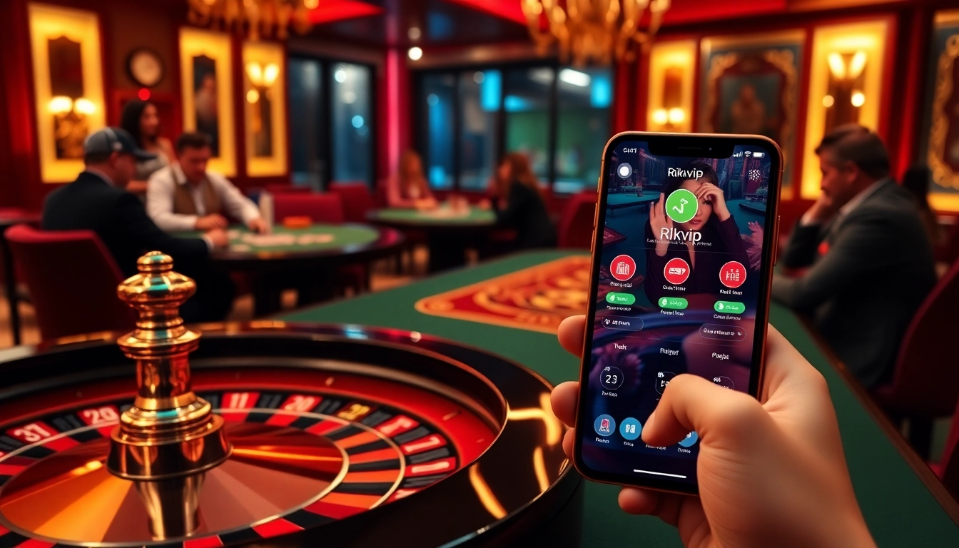 Engaging players enjoying diverse games at Rikvip, showcasing the excitement of online gambling.