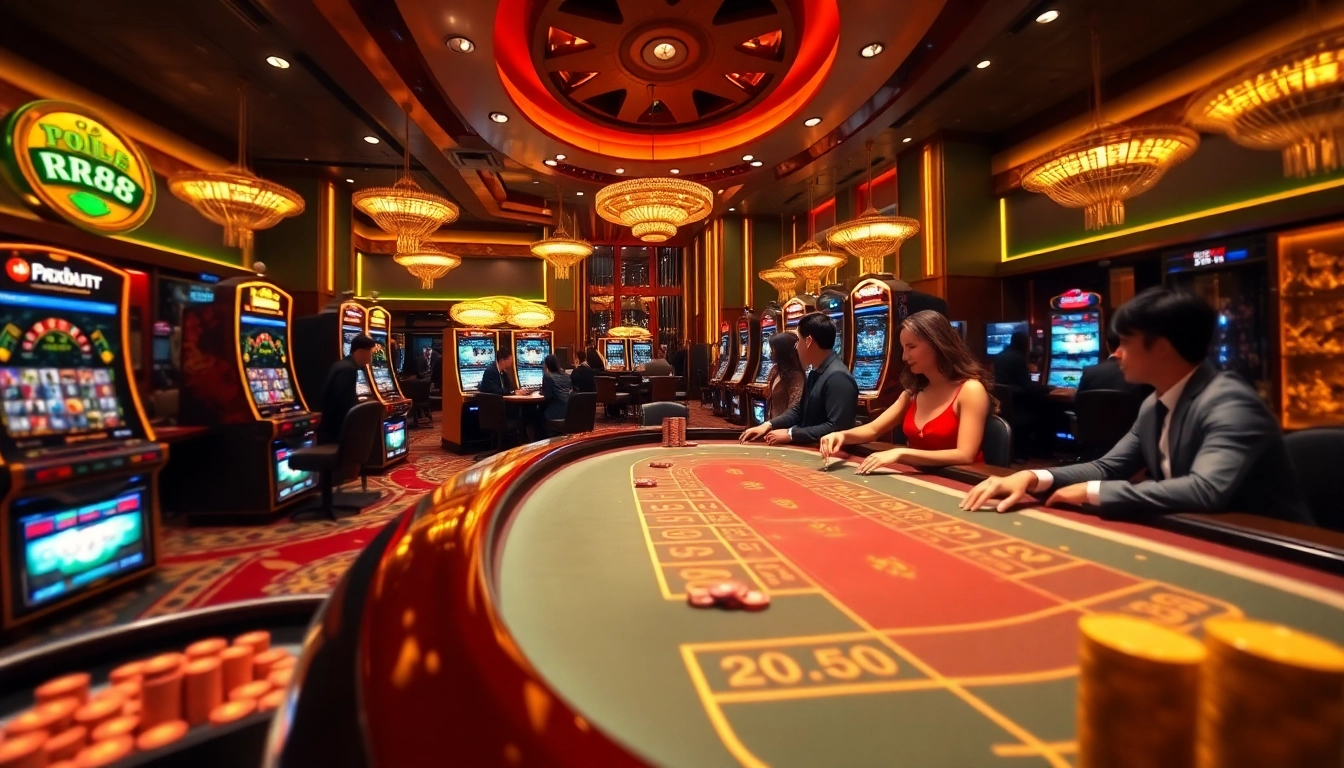 Experience the thrill of RR88 with vibrant poker action and luxurious casino games.